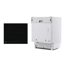 [월풀] 인덕션 3구 WSB2360BFP + 자동문열림 식기세척기 WIC3C26NPF