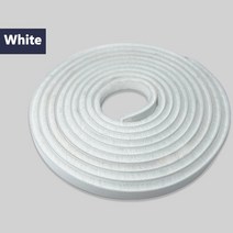 창틀 바람막이3/5/10M 자기 접착 드래프트 스트립 브러쉬 스트립 홈 도어 사운드 절연 스트립 가스켓 액세, 02 WHITE_05 9mmX9mm_02 5 메터