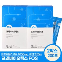 프리바이오틱스 프락토올리고당 FOS 아연 100포 대용량, 500g, 2개