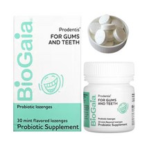 바이오가이아 구강 입속 유산균 프로바이오틱 사탕정제 아이소말 멘톨 페파민트 락토바실러스 루테리 프로덴티 2억 30정, 1+1