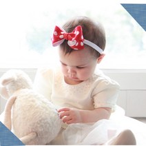 홀리졸리 미국 리본 아기 신생아 헤어밴드 U28