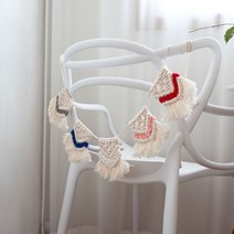제주별작업실 월간 DIY 1월호 감성소품 감성체험 마크라메 가랜드 DIY 키트 감성캠핑가랜드 차박장식가랜드 아기방꾸미기 양모가랜드 비대면 체험키트, 컬러양모형