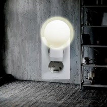 LED콘센트형 취침등 동그라미 무드등LED취침등 LED무드등 수면등 아이방조명 콘세트형조명, A형 노란빛