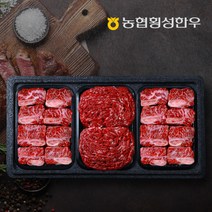 농협 농협횡성한우 어사품 1등급 갈비정육세트 1호1.6kg, 1