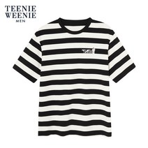 스트라이프반팔티패션 TEENIEWEENIE 곰돌이 남성의류 스타일리쉬 단가라반팔티셔츠 봄계절 캐주얼상의 2631975420