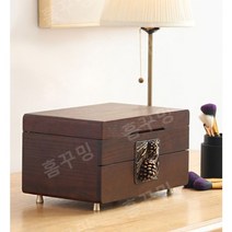 고급 예물함 돌 반지 예단 폐물 보석함 주얼리 상자 케이스 악세사리 원목 보관함, 1, A