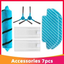 로봇 청소기 걸레 필터 Cecotec Conga 4090 5090 식 진공 예비 부품 용 롤러 소프트 브러시 헤파 천 교체, 세트 D, 13 Set D
