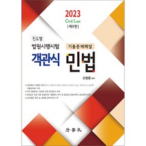 2023 법원시행시험 기출문제해설 객관식 민법, 선택안함