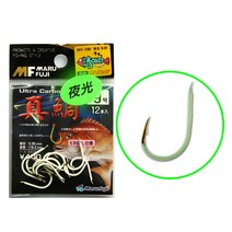 마루후지 참돔 야광 바늘 돌돔 부시리 삼치 우럭 광어 감성돔 낚시 바늘, 마루 감성돔야광바늘4