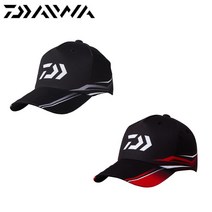 다이와 DC-8222 라이트 캡 낚시 모자 캡모자, 레드 프리 (330773)