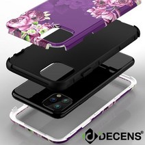 기타 바보사랑[데켄스]데켄스 아이폰X케이스 하드 세이프티 플라워 케이스 M675, 아이폰XR/M675-스카이