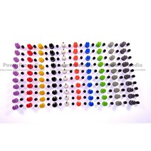 디제이장비부품 100pcs 개척자 djm750 800 850 900 2000 믹서 ddj-sb sr sx sz rz rx 컨트롤러 개척자 높고 낮은 eq 게인 노브 캡, 없음