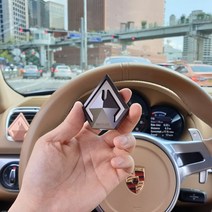 마일론 갤러리1 명품 차량용 방향제 고급 자동차 송풍구 디퓨저 리필, 다크그레이, 마일드커피, 쇼핑백 없음