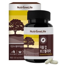 뉴트리원 본사 자연유래 보스웰리아 인도산 추출원료 보스웰릭산 65% + 활력환, 1box(1개월분), 30정