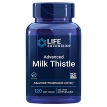 라이프익스텐션 어드벤시드 밀크씨슬 밀크시슬 실리빈 실리마린 120정 Milk Thistle