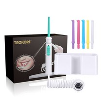 아쿠아픽 구강세정기 수동 휴대용 워터픽 추천 물 치과 Flosser 수도꼭지 치실 치과, 협력사, 하얀