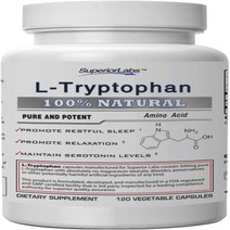 슈페리오어 랩스 Superior Labs Pure LTryptophan 500mg 120 캡슐