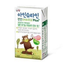 아인슈타인 플러스 천연DHA 흰우유 120ml 24입