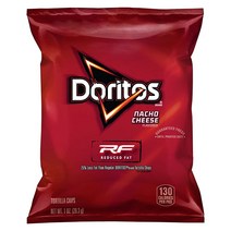 도리토스 RF 나쵸 치즈맛 28.3g x 72팩 리듀스드 팻 또띠아 저지방 Doritos Reduced Fat Nacho Cheese