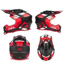하이바 헬맷 헬멧 오토바이 경량 가벼운 바이크 스쿠터 ONEAL 오프로드 오닐 사계절 일반 랠리 전체, XL, 옵션15 BLACK RED WHITE23