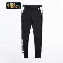 운동바지 NBASTYLE 트렌드 시카고 불스 여성 밴딩 이너 트레이닝바지 헬스팬츠 1796170074