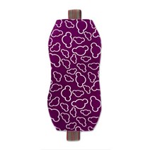 한양 충전식 온수찜질기 기본형 벨트형 허리 배 발 휴대용찜질기 온열 핫팩, 보라