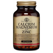 Solgar Calcium Magnesium Plus Zinc 솔가 칼슘 마그네슘 플러스 아연 100정, 1개