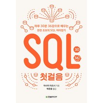 SQL 첫걸음:하루 30분 36강으로 배우는 완전 초보의 SQL 따라잡기, 한빛미디어