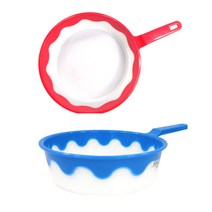플라스틱 손잡이 칼라채 대형 채망 거름망채반 25cm