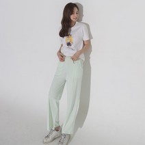 여성 핀턱 트레이닝바지 무지 파스텔 코디 여자바지 노멀 편한바지 밴드바지 츄리닝