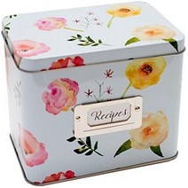 Heart&Berry Recipe Box With Cards And Dividers - Includes 24 4x6 Recipe Cards And 12 Dividers - Reci, 1, Floral