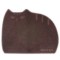 SM 아이캣 뚱냥이 고양이 모래 매트 브라운(점보)
