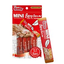 더캣츠 고양이 츄르 미니 베로베로 파우치 5P 연어, 연어 x 10개