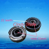 낙엽청소 제설 송풍기5KW 원심 자동. 클러치 21T 25mm 체인 428 파우더 야금 혼다 GX390 GX420 389CC 13 ~, 한개옵션0