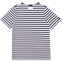 세인트제임스 LEVANT MODERNE(ECRU/MARINE) 반팔티 남녀공용 커플티셔츠 데일리룩 단가라반팔 마린룩