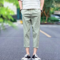 (당일발송)가바바 직수입 남성 면바지 편하게 밴딩으로 입자 G15468