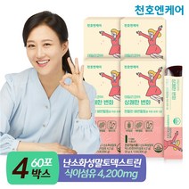 [천호엔케어]식이섬유 젤리스틱 상쾌한 변화 15포/천호식품, 4박스