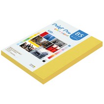 종이문화 프린트프로 칼라복사지 B5 120g No.06 딥옐로우 110매