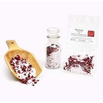 독일직구 Rossensalz (Bekannt als Himalaya Salz) Ursalz 미트 로젠블뤼텐블래터 Bergsalz 로사 크리스탈살츠 아우스 파키스탄 Steinsalz naturbelassen fein 25g, 수량, 상세참조