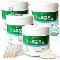 HACCP 여주 추출 분말 식약처 인증 100% 천연 인슐린 p-인슐린 여주추출분말100% + 슈퍼푸드.com 연자육 티백, 4세트, ( 통 200g + 1g )