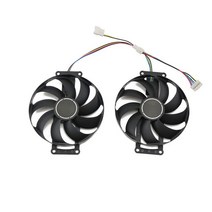 미니팬오리지널 FDC10H12S9-C GTX 1660 슈퍼 RTX2060 ASUS 듀얼 미니 OC 비디오 카드 냉각 팬 90mm, 03 2PCS, 한개옵션1