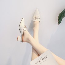스틸레토힐 안디아타 피카딜리 발편한 구두 신발 여성펌프스 여자 미들힐