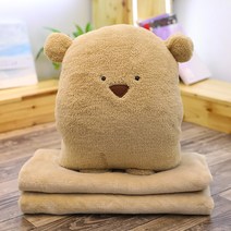 보들보들 극세사 쿠션담요