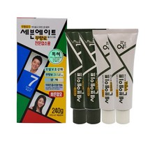 동성제약 세븐에이트 무향료 칼라크림 대용량 전문업소용 240g(1제 2제 120g 2개), 1통, 5호-진한 밤색