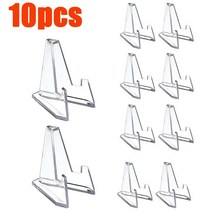 휴대용 접이식 이젤 10 20Pcs 코인 디스플레이 이젤 홀더 아크릴 스탠드 컬렉션에 대 한 작은 랙 캡슐 도전 동전 메달 프레임 사진, 01 10Pcs Hight 36mm