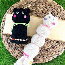 td 토단 초등저 뽀글이 양말 인형 만들기-1인용 양말인형DIY, 1.애벌레