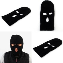 검정 복면 모자 검정비니모자 은행강도모자