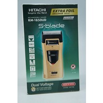 히타치 HITACHI 일본제 해외용 멀티 전압 100-240V 충전식 전동 면도기 1장 칼날 RM-1850UD
