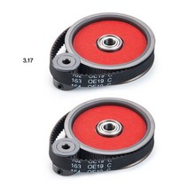 rc카부품 YEAHRUN-Moter 기어 벨트 드라이브 변속기 시스템 3.17/5.0mm 1/10 RC 크롤러 자동차 축 SCX10 및 II 90046 업그레이드 부품, [04] 3.17mm 2PCS