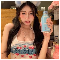 바캉스룩 홀터넥 고삐 나시